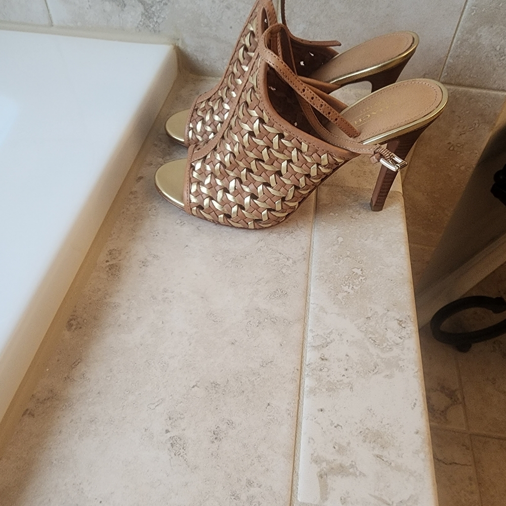 Coach high  sandal